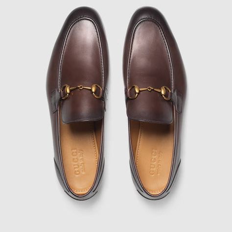 Gucci Jordaan Loafer, Gucci Jordaan, Bit Loafers, Brown Leather Loafers, Light Brown Leather, Gucci Men Shoes, Gucci Leather, Dark Brown Leather, Gucci Men