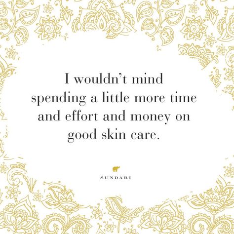 Spending a little exchange money on skin care is necessary and important. It's completely worth the investment! ❤ . . . #Sundari #Skincare #SkincareTips #SkincareEssentials #InspirationalQuotes #QuoteOfTheDay Skincare Investment Quote, Investment Quotes, 8th Of March, Skin Care Essentials, Good Skin, Skin Care Tips, Quote Of The Day, Investment, Mindfulness