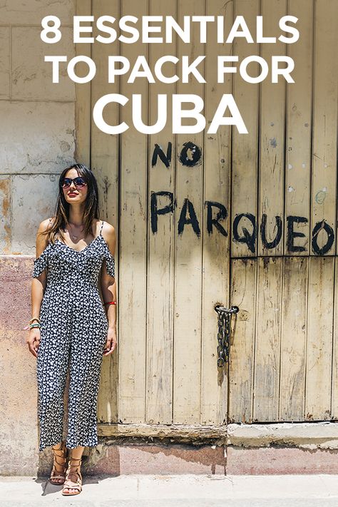 Top 8 Essentials to Pack for Your Cuba Trip Havana Cuba Outfits For Women, Outfits For Cuba Vacation, Cuba Outfits For Women, Packing For Cuba, Havana Cuba Outfits, Vacation Outfits Cuba, Cuba Trip Outfits, Cuba Travel Outfit, Outfits For Cuba