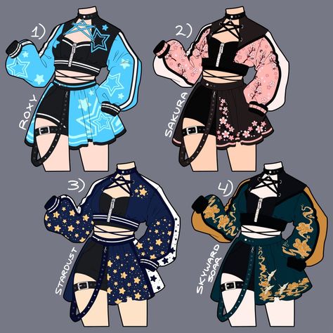 NYAHALLO 🐈‍⬛ on X: "Superstar sets ⭐️ 1, 2, 3, or 4? https://t.co/MrpeE2rNyh" / X Art Outfits, Clothing Sketches, Dress Design Drawing, Clothing Design Sketches, Fashion Drawing Dresses, Drawing Anime Clothes, Dress Design Sketches, Whimsical Fashion, Fashion Design Drawings