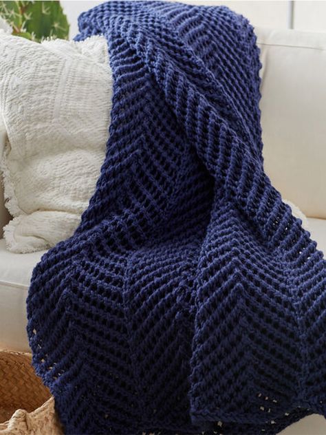 Fast Crochet, Knitting Patterns Free Blanket, Crochet Afghan Patterns Free, Knitted Blanket, Knitted Afghans, Crochet Patterns Free Blanket, Afghan Patterns, Blanket Knitting, Crochet Throw