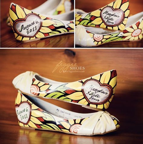 Hand Painted Wedding Shoes Painted Wedding Shoes, Toms Outfits, Toms Shoes Outfits, Hand Painted Wedding, Personalized Shoes, Hand Painted Shoes, Shoes Wedding, Wedding Southern California, Green Wedding Shoes