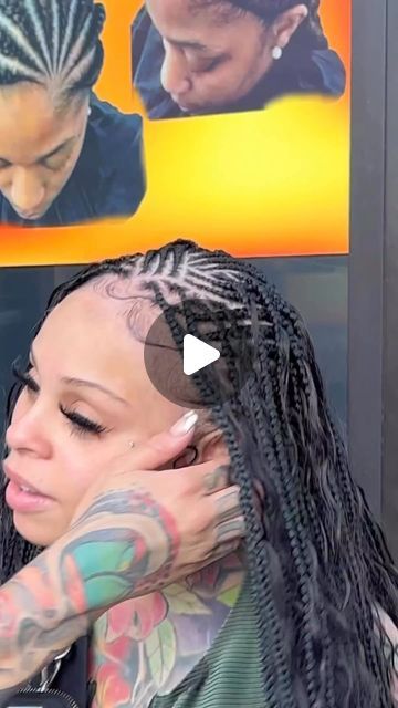 Hype Hair Magazine on Instagram: "The flip over style but with braids?🤯🤔 We all know it’s getting to hot for those long bundles so this is definitely a game changer!🔥 

Yay or nay? Comment below👇🏾

Via: @africanbraidingcenterr 

#hypehair #hypehairmag #hypehairmagazine" Hype Hair Magazine, Flip Over Braids, Hype Hair, Hair Magazine, Yay Or Nay, Afro Hair, Afro Hairstyles, Protective Styles, Game Changer