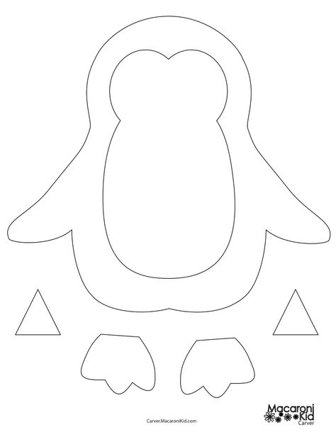 penguin outline carver.macaronikid.pdf - Google Drive Penguin Template Free Printable Kids, Artic Animals Arts And Crafts Preschool, Printable Penguin Template, Penguin Pattern Templates Free Printable, Arctic Crafts For Toddlers, Penguin Footprint Art, Penguin Toddler Craft, Penguin Craft For Toddlers, Penguin Preschool Crafts