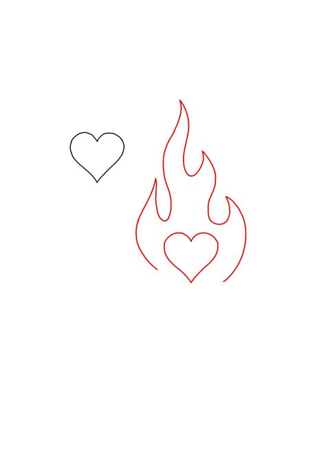 Minimal Tattoo Designs, Minimal Tattoo Ideas, Mini Tattoo, Fire Tattoo, Hair Masks, E Tattoo, Fire Heart, Matching Tattoos, Minimal Tattoo