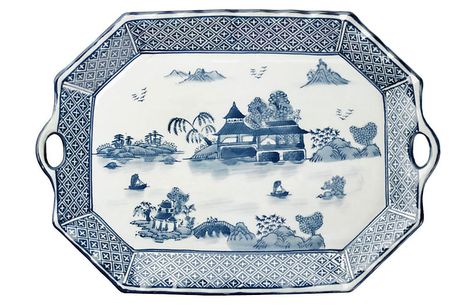 Blue And White China, Blue Willow, Bohemian Design, French Country Decorating, China Porcelain, Bungalow Rose, Country Decor, Decorating Tips, One Kings Lane