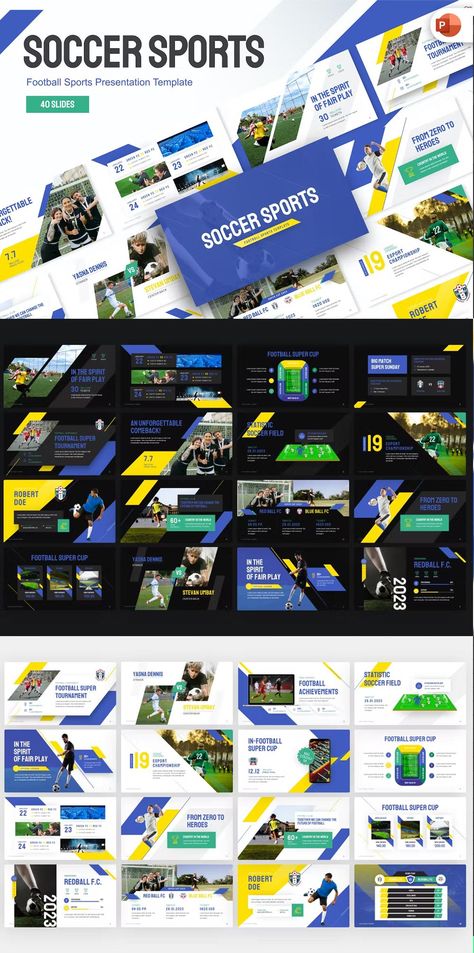 Sports Creative, Creative Powerpoint Presentations, Zero The Hero, Soccer Sports, Powerpoint Presentation Design, Presentation Design Template, Creative Powerpoint Templates, Creative Powerpoint, Sport Soccer