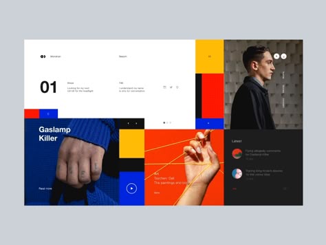 Interaktives Design, Fashion Editorial Layout, Ui Animation, Webdesign Inspiration, Web Ui Design, Web Design Trends, Web Inspiration, Graphic Design Trends, Piet Mondrian