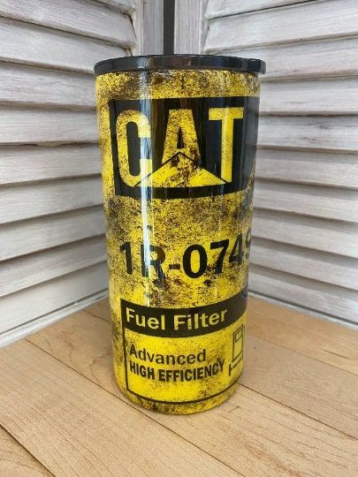 CAT Oil Filter Tumbler Men's Gift in 2022 | Tumbler, Diy tumblers, Oil filter Christmas Cup Ideas, Oil Filter Tumbler, Cup Making, Epoxy Cups, Epoxy Projects, Epoxy Crafts, Halloween Cups, Christmas Cup, Gold Caps