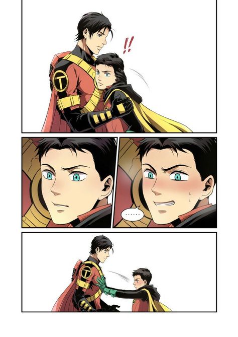 Tim Drake Red Robin, Robin Comics, Superman X, Robin Dc, Batman Fan Art, Wayne Family, Batman Funny, Tim Drake, Batman And Robin