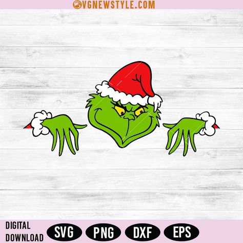 Grinch Hands Svg, Grinch Body Template, Grinch Picture Frame, Grinch Hand Template Free Printable, Grinch Scenes, Grinch Pattern, Grinch Svg Free, Grinch Clipart, Grinch Drawing