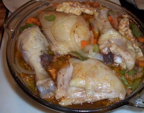 Microwave Chicken Fricasee | Just A Pinch Recipes Microwave Chicken Recipes, Chicken Fricassee, Moving To San Diego, Chicken Pieces, Just A Pinch Recipes, Just A Pinch, Microwave Recipes, Bay Leaf, Chicken Soup