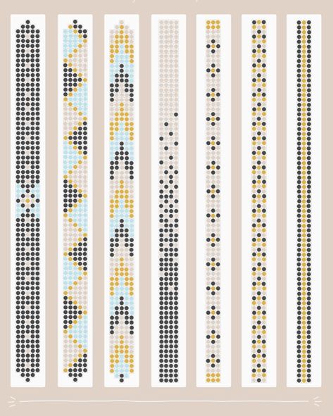 Pola Jaring, Seed Bead Bracelet Patterns, Miyuki Beads Pattern, Bead Loom Designs, Bracelet Miyuki, Loom Bracelet Patterns, Beading Jewelery, Bead Charms Diy, Diy Bracelet Designs