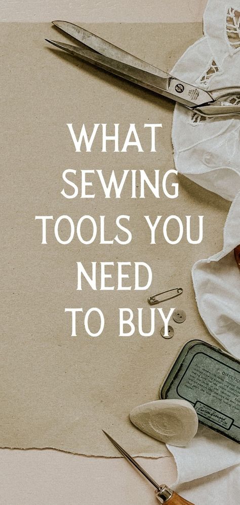 You don't need a lot of sewing tools to get started you just need the right ones. Check out this sewing tool guide I put together as a qualified pattern maker and seamstress. Sewing Machine Essentials, Sewing Machine Needles Guide, Sewing Tools For Beginners, Sewing Machine Ideas For Beginners, Sewing Equipment Tools, Sewing Accessories Tools, Tailoring Techniques For Beginners, Sewing Tools And Equipment, Sewing Classes For Beginners