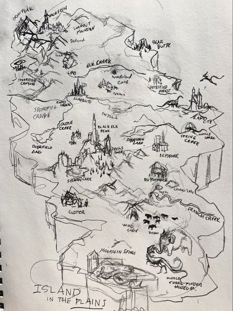 Map Castle Drawing, Map Sketch Hand Drawn, Castle Map Drawing, Fictional Maps Ideas, Fantasy Map Sketch, Rice Map, Fantasy Map Drawing Ideas, Fantasy Journal, Mind Map Art