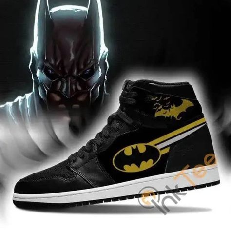 Batman Sport Custom Sneakers It218 Air Jordan Shoes Like and follow @vuteesshop to not miss out on unique sports fashion products exclusively for NFL, NBA, NCAA, NHL, MLB fans! Purchase link in my bio! =============== #vutees #airjordans #jordanshoes #nflfans #nba #nbafans #ncaa #ncaafans #nhl #nhlfans Batman Jordans, Batman Shoes, Air Jordan High, High Top Sneaker, Air Jordan Shoes, Custom Sneakers, Dark Knight, Dinosaur Print, Custom Shoes