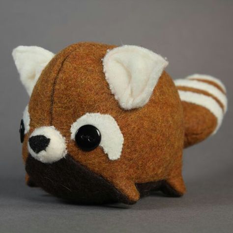 Red Dye 40, Red Panda Cute, Plushie Patterns, Handmade Plush, Red Panda, Cute Plush, Best Friend Gifts, Animal Crossing, Art Dolls