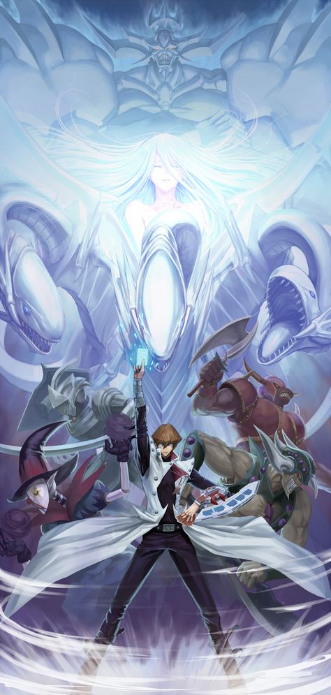 Yu-Gi-Oh! Duel Monsters - Seto Kaiba Kaiba Yugioh, Seto Kaiba, Yugioh Monsters, Japon Illustration, Yugioh Cards, White Dragon, Clash Royale, Punch Man, One Punch