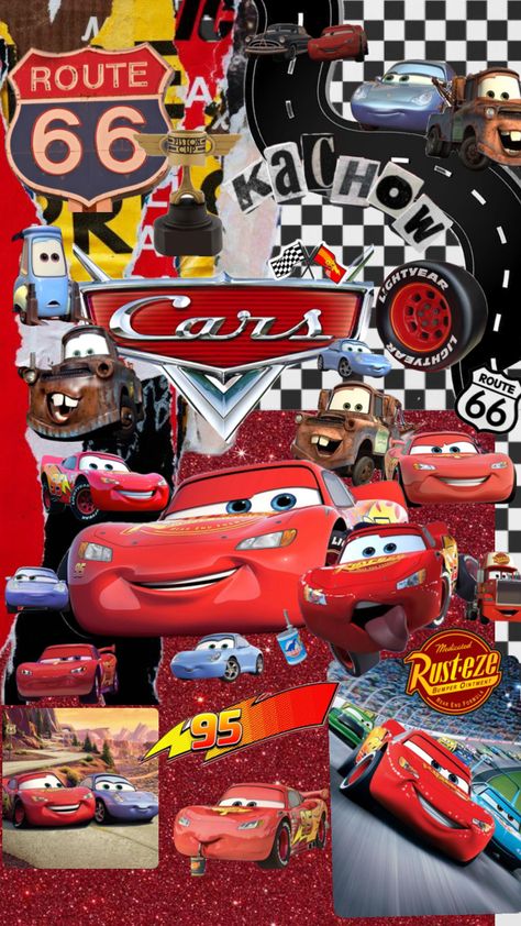 Cars #cars #kachow Lightning Mcqueen And Sally, Mcqueen And Sally, Disney Cars Wallpaper, Disney Collage, Meaningful Art, Hello Kitty Iphone Wallpaper, Disney Pixar Cars, Cars Movie, Pixar Cars