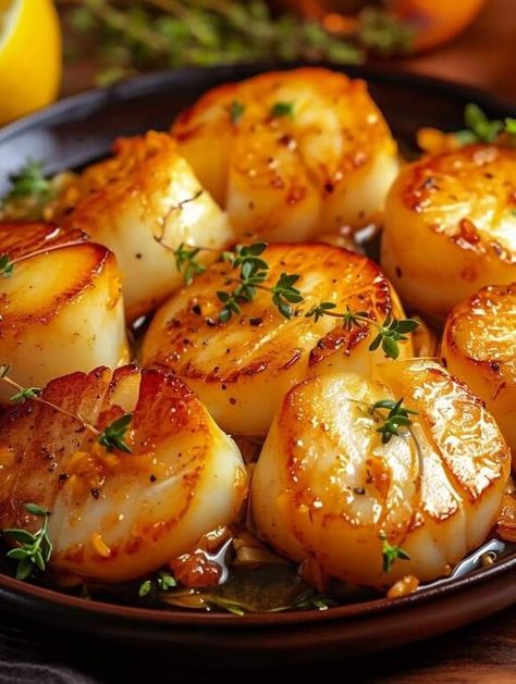 Garlic Lemon Butter Sauce, Boil Recipes, Seafood Feast, Seared Scallops, Special Occasion Food, Lemon Butter Sauce, Scallop Recipes, Seafood Boil, Scallops Seared