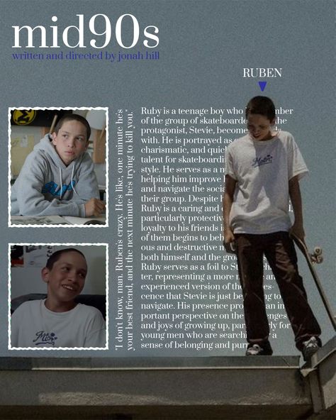 #Design #Photoshop #Poster #GraphicDesign Mid90s Ruben, Ruben Mid90s, Mid 90s Poster, 90s Poster, Mid 90/, Mid 90's, Photoshop Poster, Jonah Hill, Mid 90s