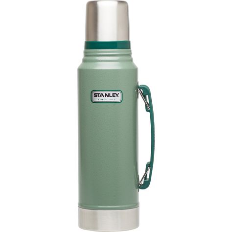 Stanley Classic Legendary Vacuum Bottle - 1 L, Green * Click image to read more details. #BarbecueandOutdoorDining Starbucks Bottles, Stanley Thermos, Stanley Brand, Holiday Friends, Coffee Thermos, Kids Bottle, Outdoor Gadgets, Wide Mouth Bottle, Vacuum Insulated Water Bottle