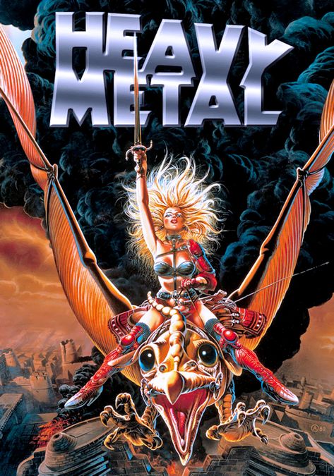 View, Download, Rate, and Comment on this Heavy Metal Movie Poster Taarna Heavy Metal, Heavy Metal 1981, Heavy Metal Magazine, Heavy Metal Comic, Heavy Metal Movie, Arte Heavy Metal, Glowing Orb, Grant Morrison, Heavy Metal Girl