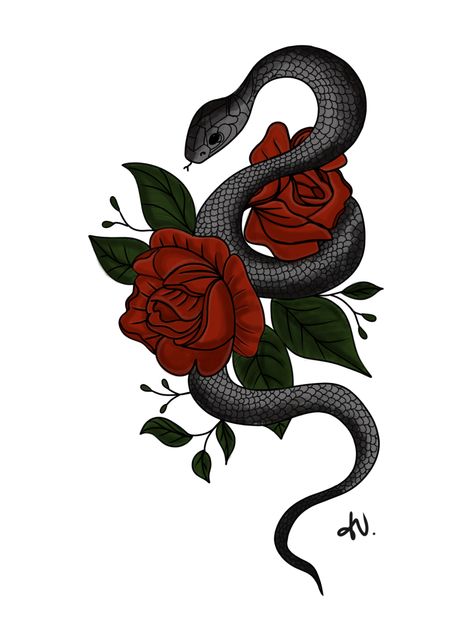 Cobra Tattoo, Hand Tattoos For Girls, Flower Wrist Tattoos, Sharpie Tattoos, Snake Tattoo Design, Hip Tattoos Women, Vine Tattoos, Heart Tattoo Designs, Tattoo Art Drawings