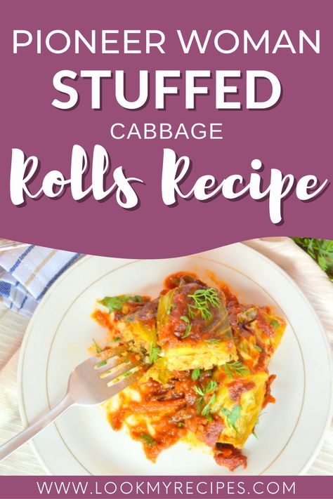 #pioneerwoman #cabbage #rolls #recipe #stuffed Cabbage Rolls Recipes, Stuffed Cabbage Rolls Recipe, Gratin Potatoes, Stuffed Cabbage Rolls, Fluffy Dinner Rolls, Au Gratin Recipes, New Recipes For Dinner, Meat Lasagna, Cabbage Rolls Recipe