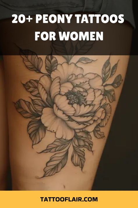 Peonies are a timeless symbol of beauty, elegance, and grace, making them a popular choice for tattoos. Whether you prefer bold, vibrant designs or subtle, minimalist artwork, a peony tattoo can capture your unique style. In this article, we’ll explore a variety of stunning peony tattoo ideas, each with its own charm and appeal. From delicate ankle tattoos to striking full sleeves, discover the perfect peony design to inspire your next ink. Minimalist Peony Forearm Tattoo This tattoo features a Peony Forearm Tattoo Women, Peony Stem Tattoo, Black And Gray Peony Tattoo, Peony Tattoos For Women, Black And White Peony Tattoo, Peony Forearm Tattoo, Floral Hip Tattoo, Peony Flower Tattoos, Peony Design