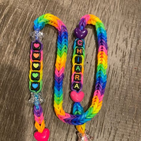 Rainbow Loom Color Combos, Rubber Bracelet Ideas, Bracelets With Rubber Bands, Rubber Band Bracelet Color Ideas, Rainbow Loom Bracelets Color Ideas, Rainbow Loom Color Combinations, Rainbow Loom Bracelets Patterns, Loom Bands Ideas, Loom Bracelets Ideas