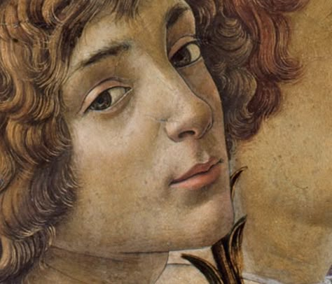 “Botticelli c. 1477 Mary with the Child and Singing Angels (detail) ” Singing Angels, Botticelli Art, Botticelli Paintings, Giorgio Vasari, Istoria Artei, Painting Details, Sandro Botticelli, Italian Painters, Beautiful Painting