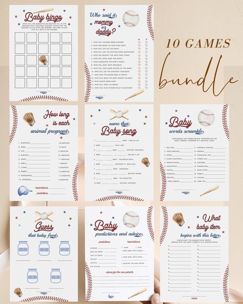 This Party Games item by LalallamaStudio has 30 favorites from Etsy shoppers. Ships from United States. Listed on 01 Dec, 2023 Baseball Baby Shower Games, Sprinkle Games, Baby Sprinkle Games, Baseball Baby Shower Theme, Bingo Template, Baby Due Date, Baby Word Scramble, Food Template, Baby Bingo