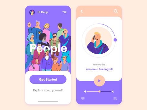 People App Exploration by Delip Nugraha People App, Desain Ux, To Do App, Ui Design Mobile, Ui Ux 디자인, App Design Layout, Mobile App Design Inspiration, Ui Ux Designer, Ux Designer