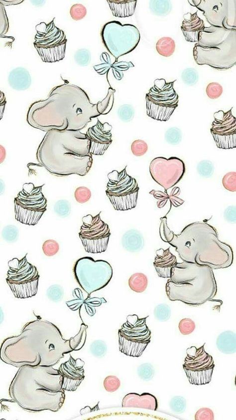 Cute Aesthetic Animals Wallpapers - Page 2 of 5 - Cute Elephant Wallpaper, Elephant Photography, Elephant Wallpaper, Watercolor Card, Elephant Love, Tableau Art, Disney Shop, Trendy Wallpaper, Samsung Wallpaper