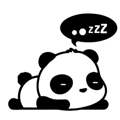 Sleepy Panda Esey Drawings Art, Wallpaper Panda, Neha Singh, Cute Panda Drawing, Panda Svg, Sleeping Panda, Panda Drawing, Panda Lindo, Motif Art Deco