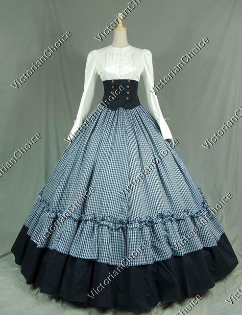 1800s Dresses, Victorian Era Dresses, Ball Gown Dress, Period Dress, Victorian Costume, Old Fashion Dresses, Old Dresses, Victorian Clothing, Medieval Dress