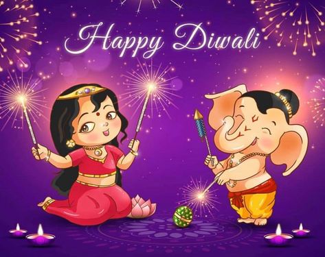 Diwali Animated Images, Deepavali Poster, Diwali Goddess, Diwali Gods, Diwali Clipart, Anime Style Art, Diwali Animation, Happy Diwali To All, Happy Diwali Pictures