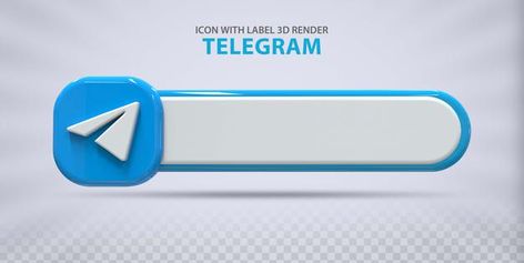 Telegram label 3d rendering | Premium Psd #Freepik #psd #logo #banner #label #cover Telegram Logo Png, Telegram Png, Facebook Logo Png, New Instagram Logo, Social Media Icons Vector, Frames Design Graphic, Banner Shapes, Selfie Wall, Apps For Teens