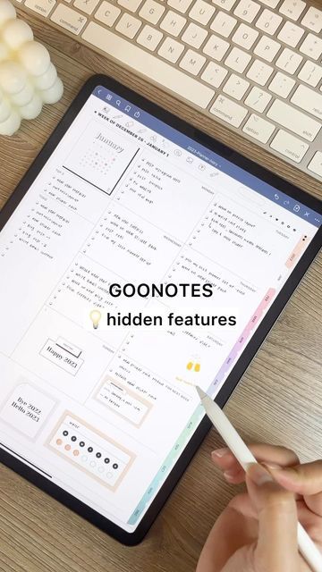 Ivory __ Digital Planner on Instagram: "Just found this hidden feature ✨ you can use “image” tool select a sticker, drag and hold to copy a new one ⚡️ ♥️Planner: @ivorydigitalhub 2023 ultimate planner ✨Stickers: student pack 📱Device: iPad Pro 12.9 + Apple Pencil 2 🪄 App: @goodnotes.app #planwithme #digitalplanner #digitalplanning #ipad #ipadplanner #ipadplanning #plannercommunity #planner #plannerhoneys #plannerstickers #plannerlove #digitalplanneraccessories #goodnotesplanner #goodnotesapp Free School Planner, Goodnotes Tips, 2023 Digital Planner, Apple Pencil 2, Notes Plan, Ipad Essentials, Planner Apps, Ipad Tutorials, Marketing Planner