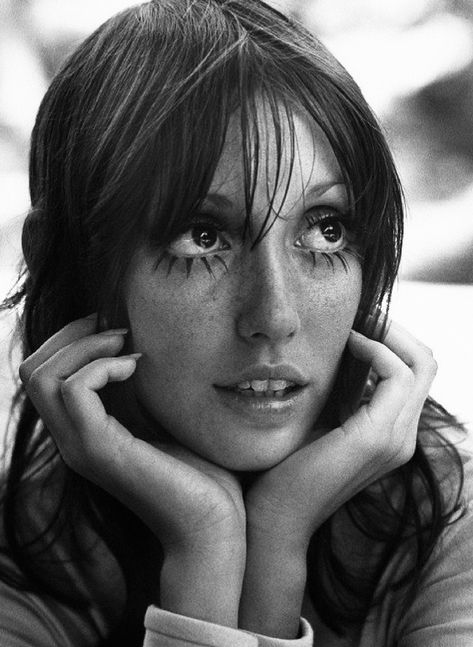 Shelley Duvall 1949 - 2024 Brewster Mccloud, Shelly Duvall, 60’s Makeup, Twiggy Makeup, 70s Films, Shelley Duvall, 60’s Style, I Love Cinema, Jackie O