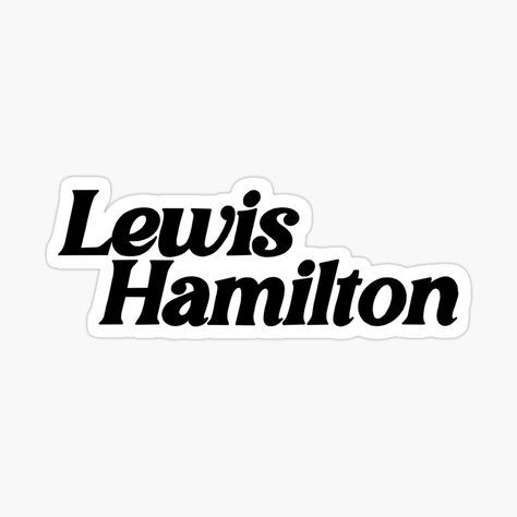 Get my art printed on awesome products. Support me at Redbubble #RBandME: https://www.redbubble.com/i/sticker/Lewis-Hamilton-by-prettynight/160997446.EJUG5?asc=u Lewis Hamilton Stickers, Hamilton Stickers, Red Bubble, Lewis Hamilton, My Art, Awesome Products, Bubbles, Art Prints, Disney