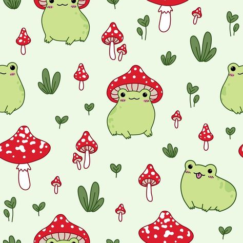 #pattern #patterndesign #patterndesigner #vector #vectorart #vectorillustration #illustration #illustrator #art #artist #digitalart #digital #digitalillustrator #dailyart #frog #flyagaric #mushrooms #print #fabric #textile #textiledesign #fabricdesigner #patternlove #patternmaking #seamlesspattern #drawing Illustrator Art, Fabric Textile, Daily Art, Print Fabric, Pattern Making, Textile Design, Art Artist, Seamless Patterns, Vector Art