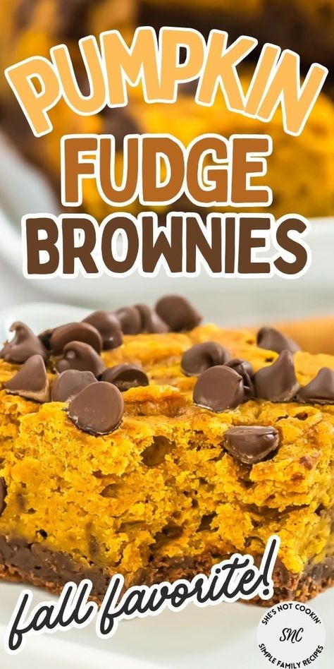 Dump Brownies, Easy Pumpkin Fudge, Easy Pumpkin Bars, Best Easy Dessert Recipes, Pineapple Dessert, Pumpkin Fudge, Fast Desserts, Pumpkin Brownies, Pumpkin Desserts