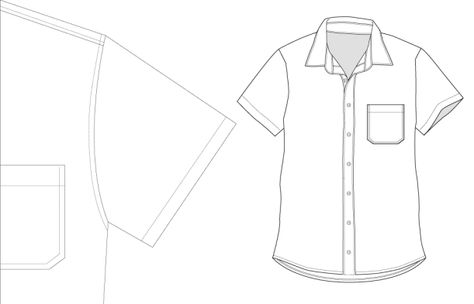 Free pattern download: Short Sleeve Shirt Button Up Shirt Pattern, Mens Shirt Pattern, Patterned Button Up Shirts, Sewing Men, Mens Sewing Patterns, Shirt Sewing, Free Pattern Download, Shirt Sewing Pattern, Free Pdf Sewing Patterns