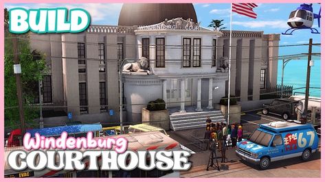 windenburg courthouse 🏛️| download | Patreon Sims4 Community Lot, Sims 4 Jail Mod, Sims 4 Lawyer Office, Sims 4 Courthouse, Sims 4 Law Firm, Sims 4 Office Building, Supreme Court Building, Lawyer Office, Lotes The Sims 4