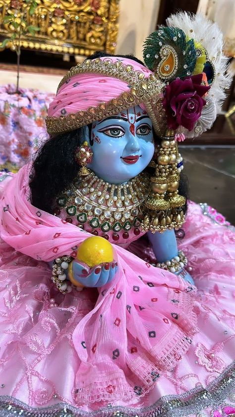 Laddu Gopal Pics For Wallpaper, Laddu Gopal Pics, Little Kanha Ji Images, Vrindavan Photography Pictures, Shyam Baba, Radha Painting, Happy Navratri Images, Ganpati Decoration Design, Views Video