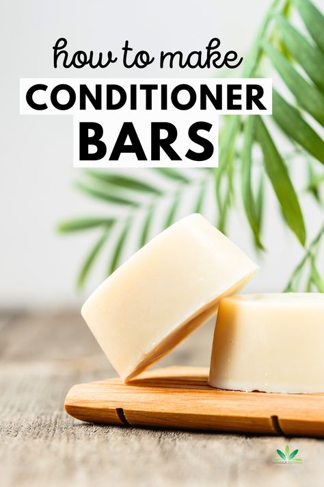 DIY Hair Conditioner Bar - Soft & Shiny Hair! Make your own hair conditioner bar with natural ingredients! Get soft and shiny hair with this easy DIY. #DIYBeauty #DIYHairCare How To Make Conditioner, Conditioner Bar Recipe, Hair Conditioner Recipe, Homemade Hair Conditioner, Diy Hair Conditioner, Diy Shampoo Bar, Soft And Shiny Hair, Homemade Conditioner, Hair Conditioner Bar