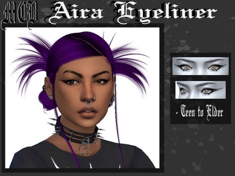 Sims 4 Transgender Cc, Sims 4 Tattoos, Hair Streaks, Sims 4 Cc Folder, Face Tattoos, Makeup Eyelashes, Face Tattoo, Brow Makeup, Sims 4 Cc Packs