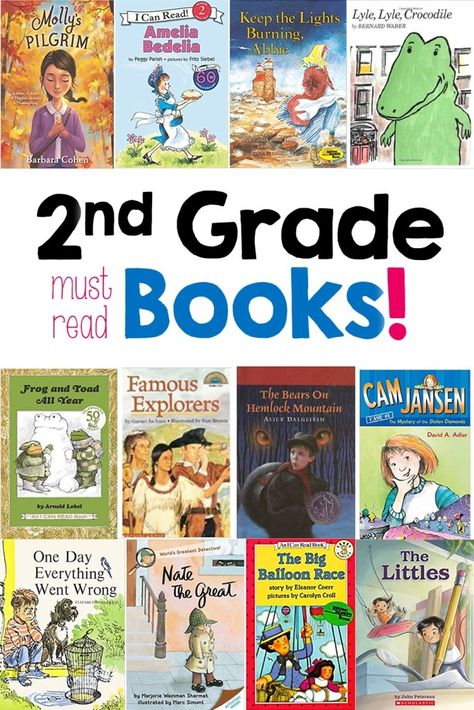 Second Grade Book List, 2nd Grade Book List, 2nd Grade Summer Reading List, Second Grade Reading List, 2nd Grade Books To Read, Second Grade Classroom Library, 2nd Grade Read Alouds, 2nd Grade Reading List, Chapter Books For 2nd Grade